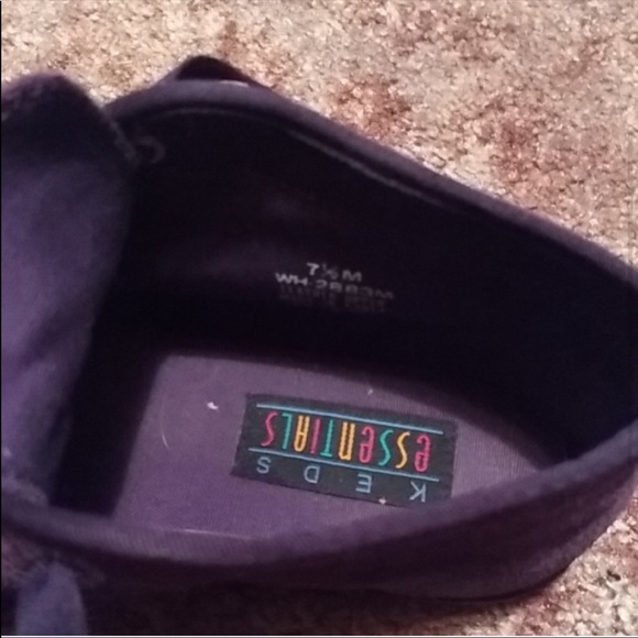 VTG 80s Keds Purple Suede Chukka Ankle Booties - Picture 15 of 16